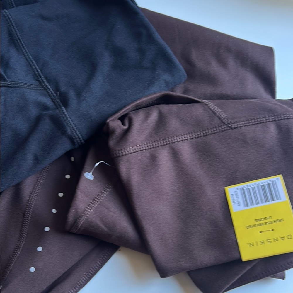 Danskin Black and Brown Workout Apparel